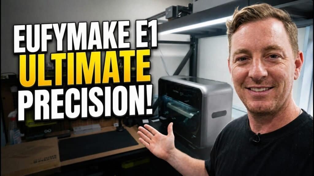 eufyMake E1 UV printer zero point calibration mark measured with a ruler